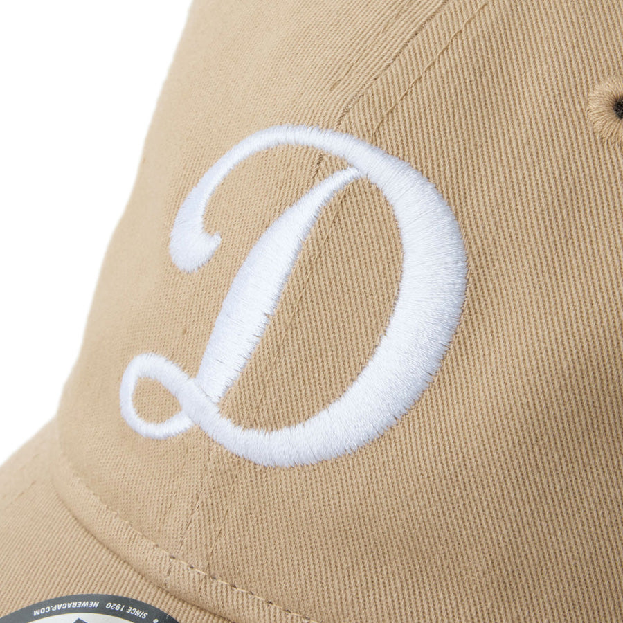 ニューエラ キャップ 帽子 NEW ERA CAP 9TWENTY MLB Side Patch サイドパッチ ロサンゼルス ドジャース プラクティスロゴ キャメル 14745084 フロントロゴ