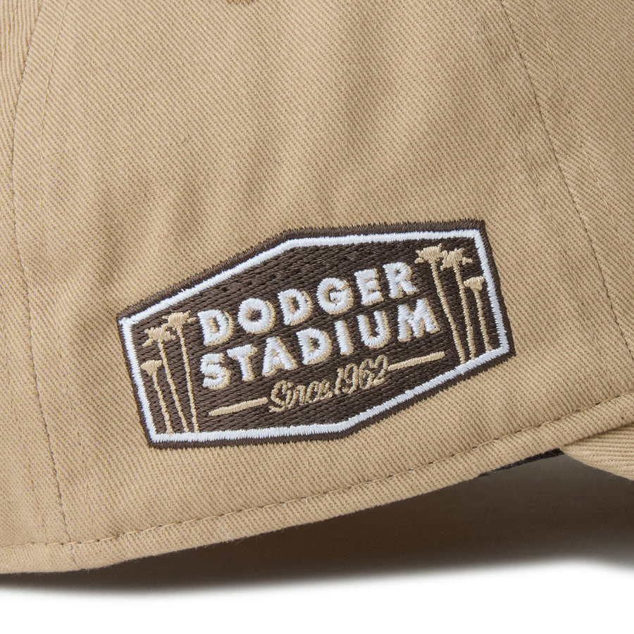 ニューエラ キャップ 帽子 NEW ERA CAP 9TWENTY MLB Side Patch サイドパッチ ロサンゼルス ドジャース プラクティスロゴ キャメル 14745084 サイドパッチ