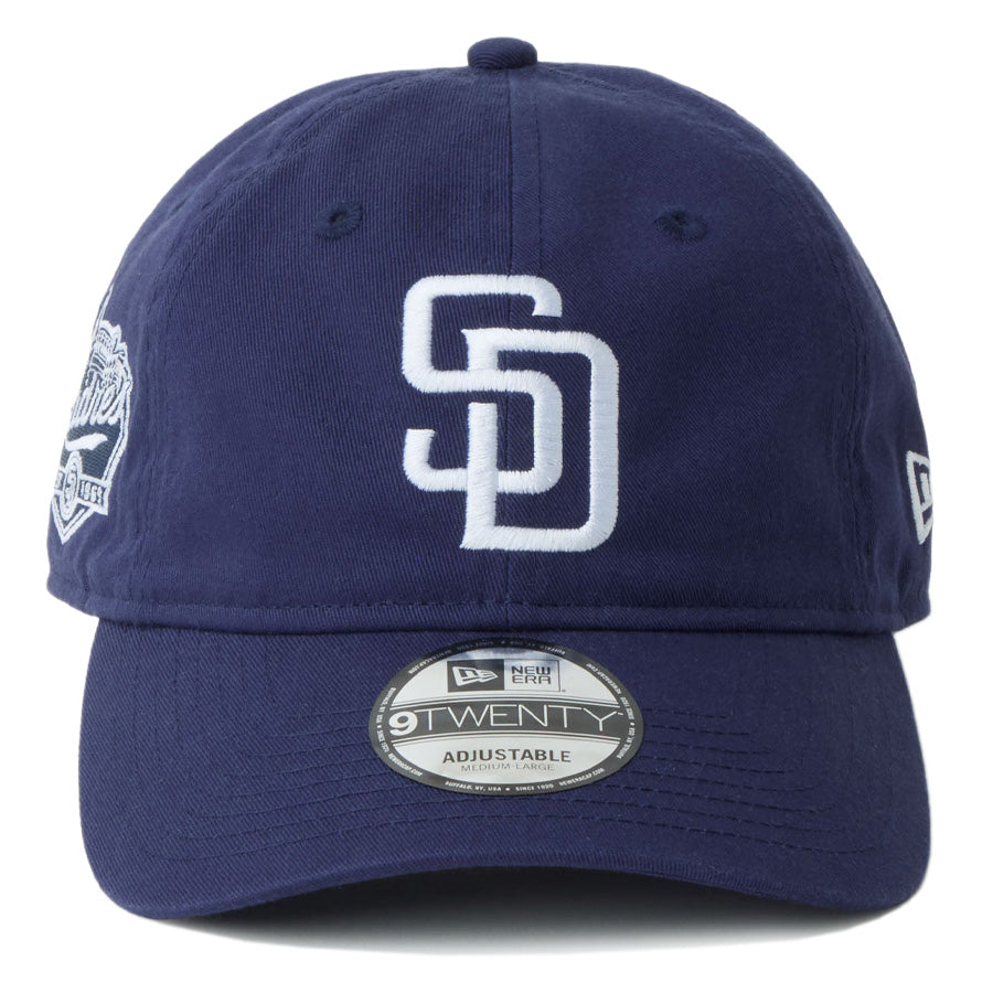 ニューエラ キャップ 帽子 NEW ERA CAP 9TWENTY MLB Side Patch サイドパッチ サンディエゴ パドレス ライトネイビー 14745028 正面