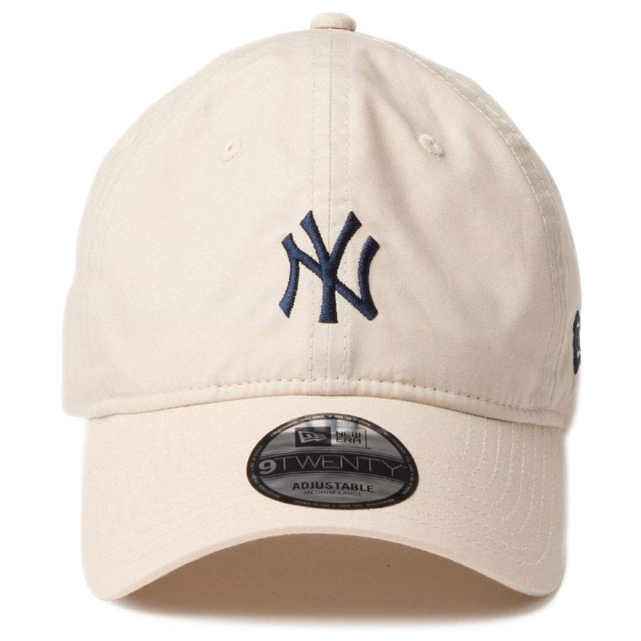 ニューエラ キャップ NEW ERA CAP MLB 9TWENTY Typewriter コットンタイプライター ニューヨーク ヤンキース ライトベージュ 14745047 正面