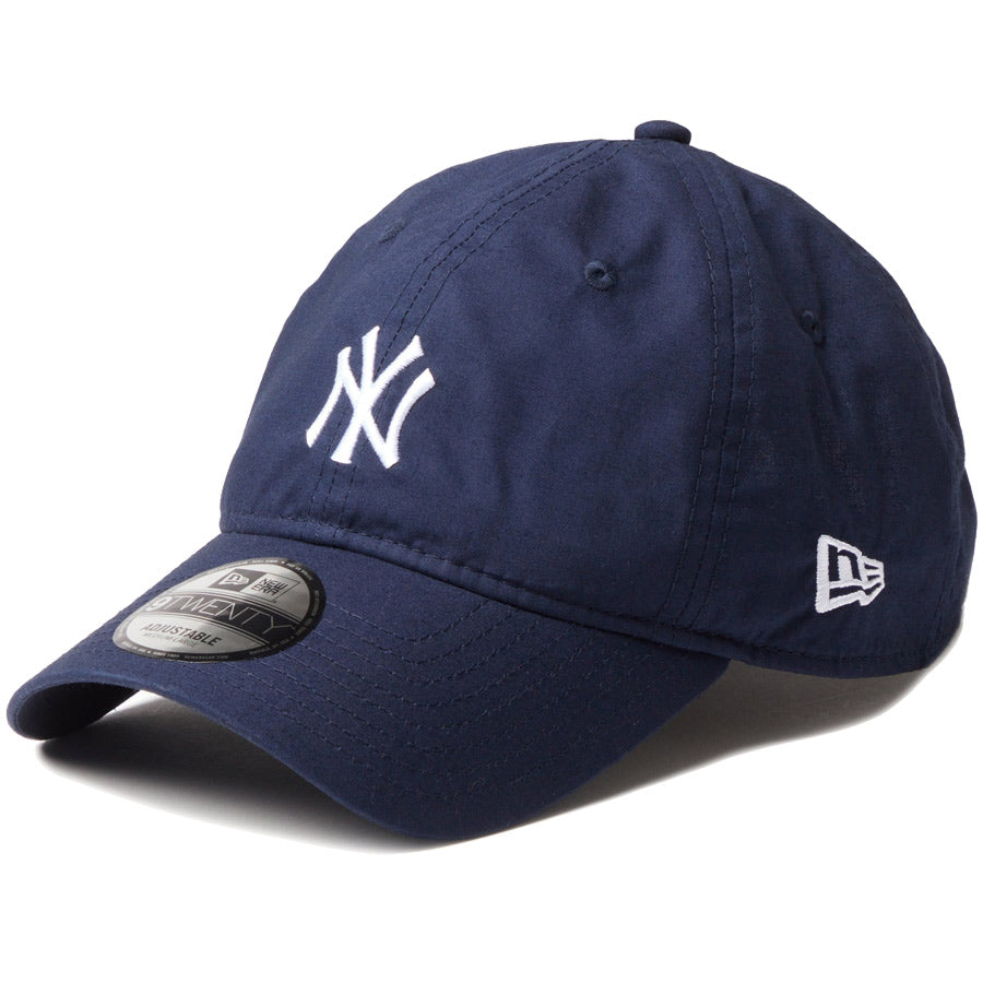 ニューエラ キャップ NEW ERA CAP MLB 9TWENTY Typewriter コットンタイプライター ニューヨーク ヤンキース ネイビー 14745046 右斜め前