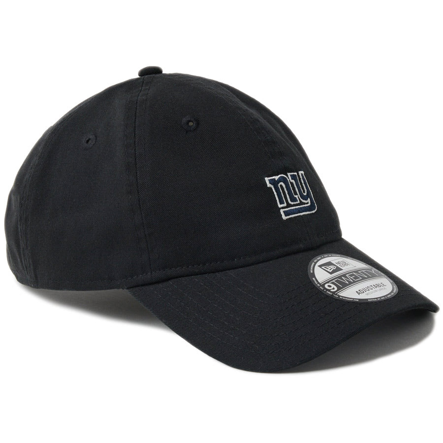 ニューエラ キャップ NEW ERA 9TWENTY NFL Mini Logo ミニロゴ ニューヨーク ジャイアンツ ブラック 14745062 左斜め