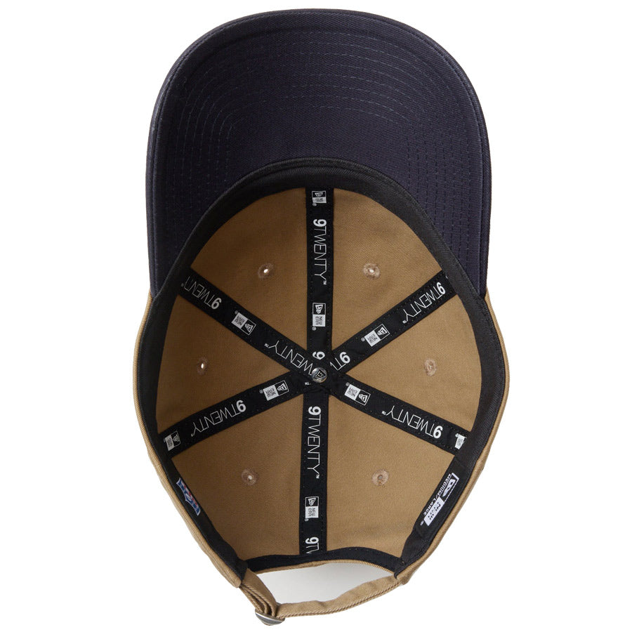 ニューエラ キャップ NEW ERA 9TWENTY NFL Mini Logo ミニロゴ ニューヨーク ジェッツ カーキ/ネイビー 14745061 バイザー裏