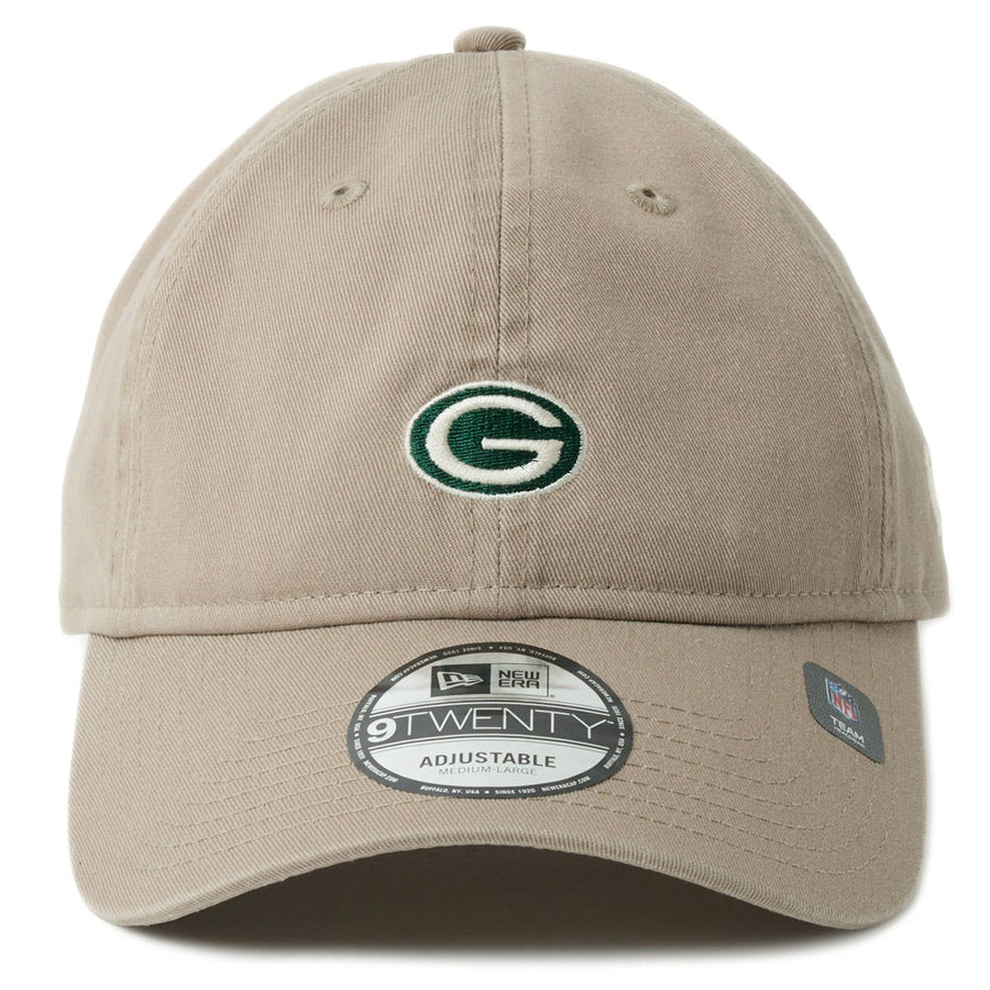 ニューエラ キャップ NEW ERA 9TWENTY NFL Mini Logo ミニロゴ グリーンベイ パッカーズ アッシュブラウン 14745096 正面