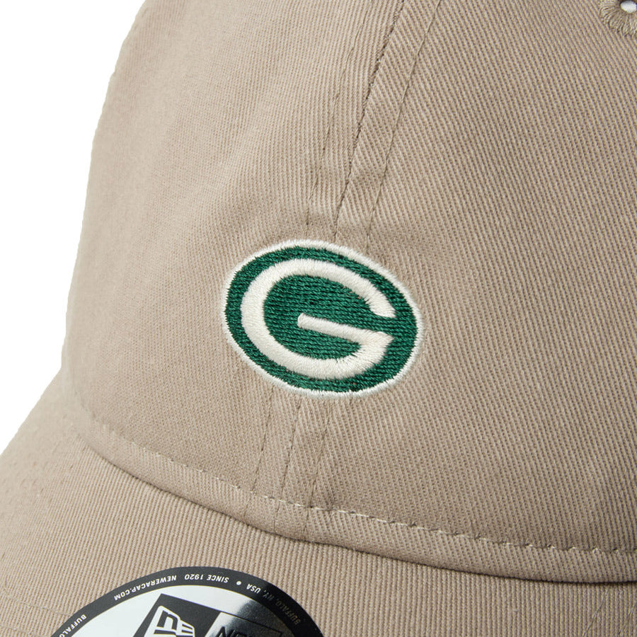 ニューエラ キャップ NEW ERA 9TWENTY NFL Mini Logo ミニロゴ グリーンベイ パッカーズ アッシュブラウン 14745096 フロントロゴ
