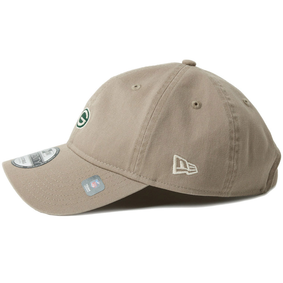 ニューエラ キャップ NEW ERA 9TWENTY NFL Mini Logo ミニロゴ グリーンベイ パッカーズ アッシュブラウン 14745096 左サイド