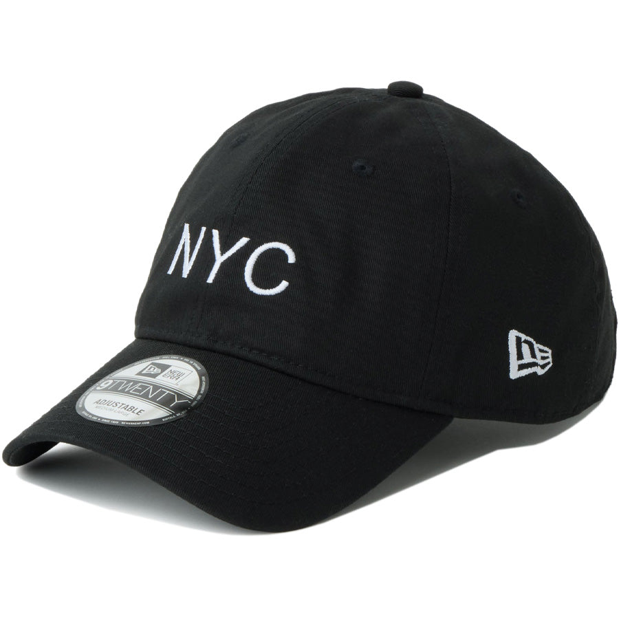 ニューエラ キャップ 帽子 NEW ERA CAP 9TWENTY NYC ブラック 14745041 右斜め前