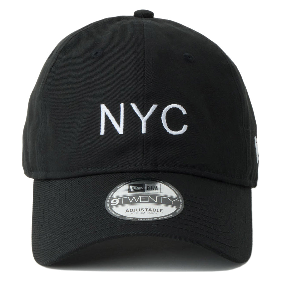 ニューエラ キャップ 帽子 NEW ERA CAP 9TWENTY NYC ブラック 14745041 正面