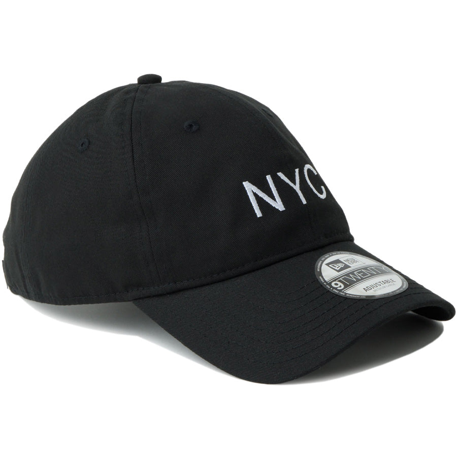 ニューエラ キャップ 帽子 NEW ERA CAP 9TWENTY NYC ブラック 14745041 左斜め前