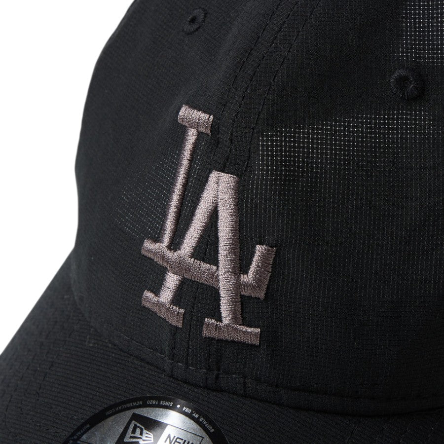 ニューエラ キャップ 帽子 NEW ERA CAP 9TWENTY Tech Air テック エアー 撥水キャップ 通気性キャップ ロサンゼルス ドジャース ブラック 14774420｜アウトドア フロントロゴ