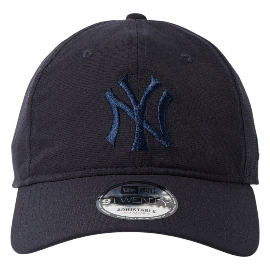 ニューエラ キャップ 帽子 NEW ERA CAP 9TWENTY Tech Air テック エアー 撥水キャップ 通気性キャップ ニューヨーク ヤンキース ネイビー 14774419｜アウトドア フロントロゴ