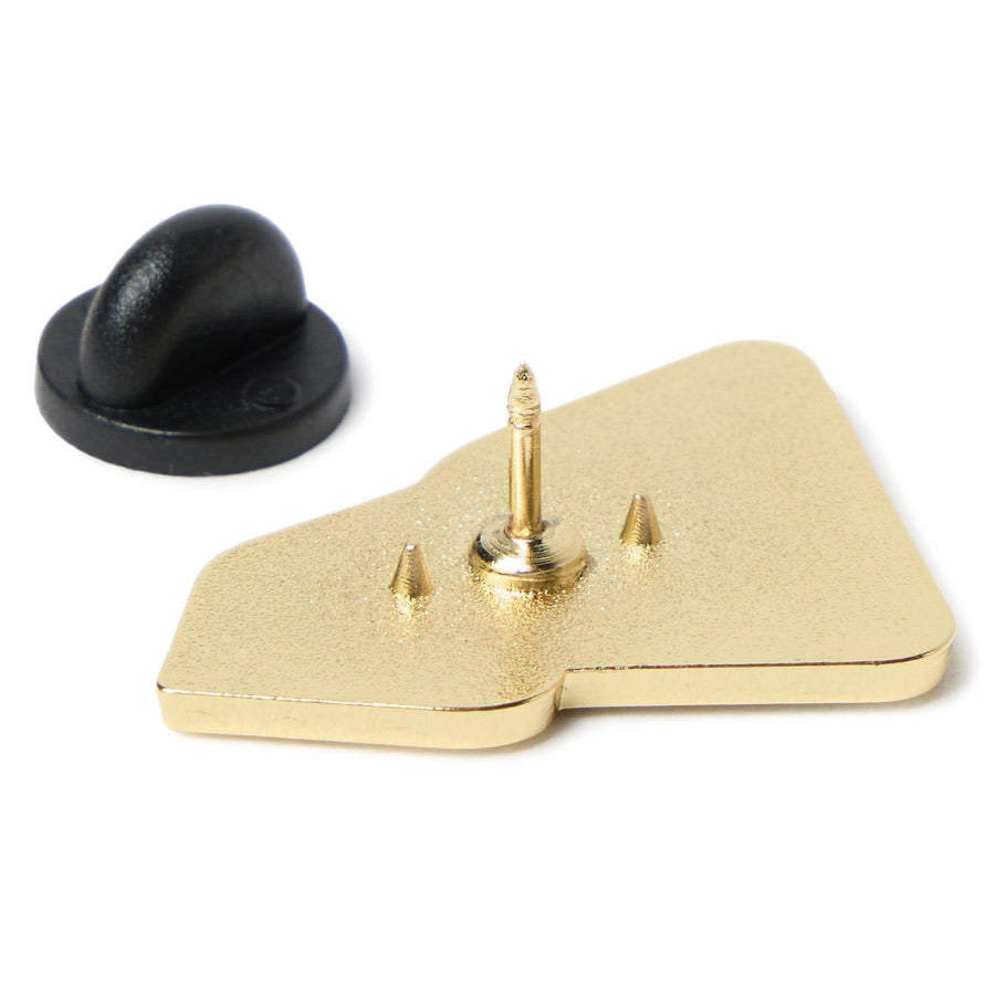 ニューエラ NEW ERA キャップアクセサリー ピンズ Flagロゴ フラッグロゴ ゴールド ブラック 14751656 留め具