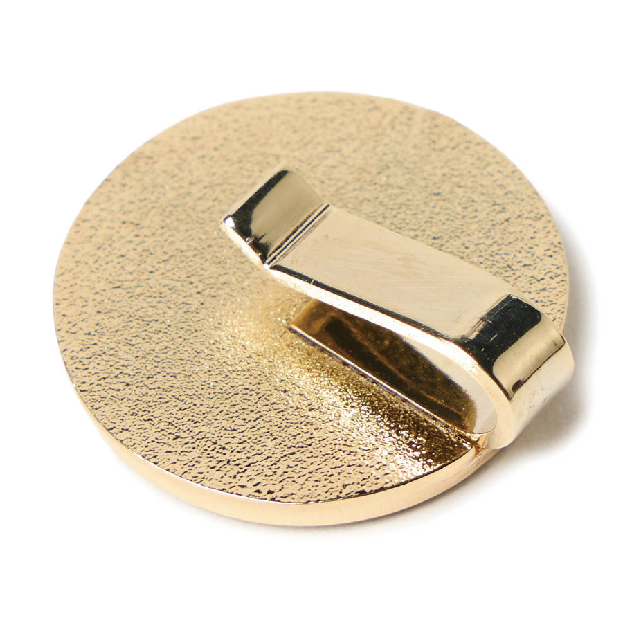 ニューエラ NEW ERA キャップアクセサリー バイザークリップ Cap Bite PINS ピンズ 59FIFTYバイザーステッカー ゴールド ブラック 14751696 背面