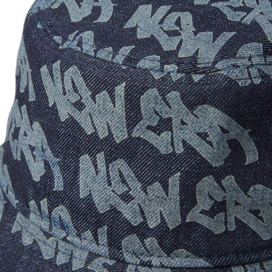 ニューエラ ハット NEW ERA HAT バケハ バケット01 Laser Burn Out レーザー加工 インディゴ デニム 14744780 プリント