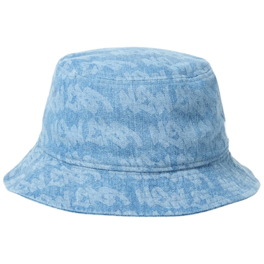 ニューエラ ハット NEW ERA HAT バケハ バケット01 Laser Burn Out レーザー加工 ウォッシュドデニム 14744779 正面