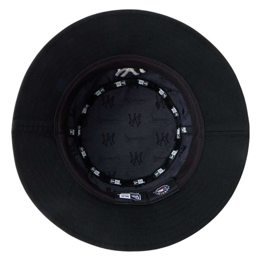 ニューエラ ハット NEW ERA HAT バケット01 バケハ MLB Jacquard ジャカード ニューヨーク ヤンキース ブラック 14744773 インナー