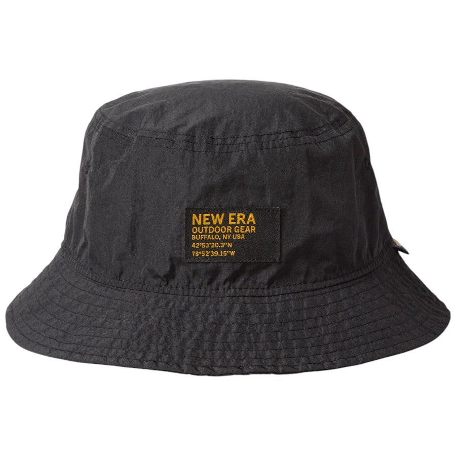 ニューエラ ハット 帽子 NEW ERA HAT バケット01 CORDURA コーデュラ Chambray ブラック 14774329｜アウトドア 正面