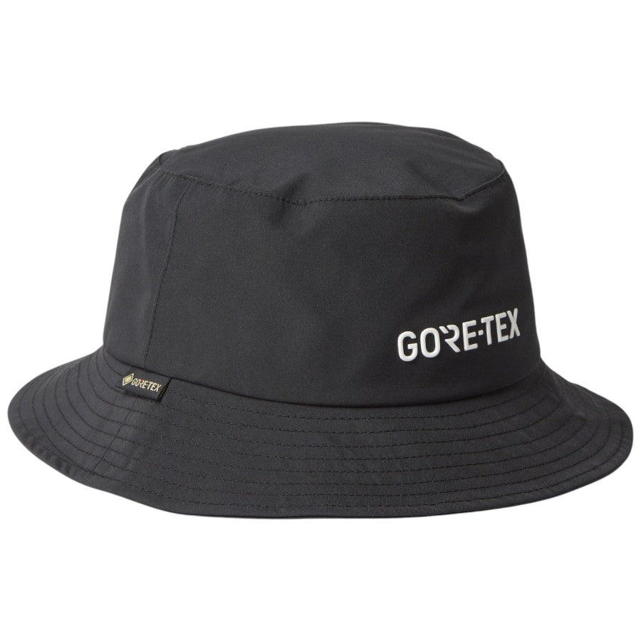ニューエラ ハット 帽子 NEW ERA HAT バケット01 ドローコード GORE-TEX ゴアテックス 2L ブラック 14774326｜アウトドア 左斜め前