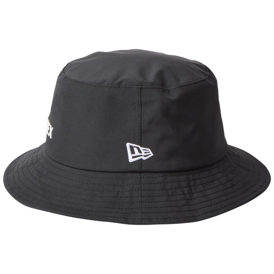 ニューエラ ハット 帽子 NEW ERA HAT バケット01 ドローコード GORE-TEX ゴアテックス 2L ブラック 14774326｜アウトドア 左サイド