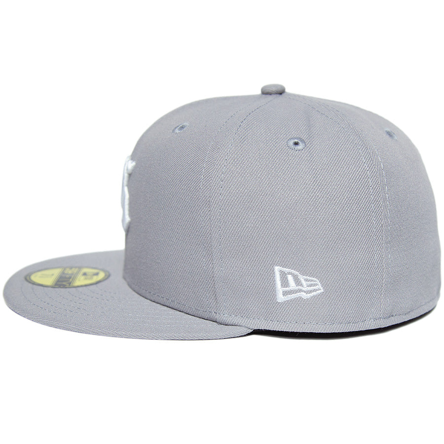 ニューエラ キャップ NEW ERA CAP CUSTUM KINGS 別注 59FIFTY ANTIQUE K グレー ホワイト 70900898 左サイド