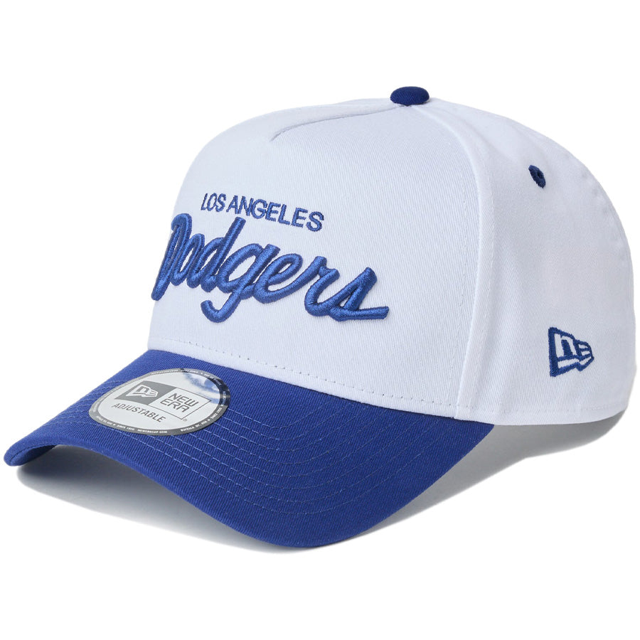 ニューエラ キャップ NEW ERA CAP GOLF 9FORTY A-Frame MLB 2-Tone ロサンゼルス ドジャース ホワイト/ダークロイヤル 14747308 | ゴルフ 右斜め前