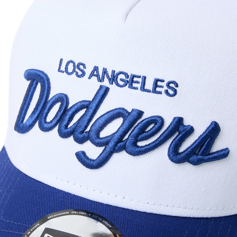 ニューエラ キャップ NEW ERA CAP GOLF 9FORTY A-Frame MLB 2-Tone ロサンゼルス ドジャース ホワイト/ダークロイヤル 14747308 | ゴルフ フロントロゴ