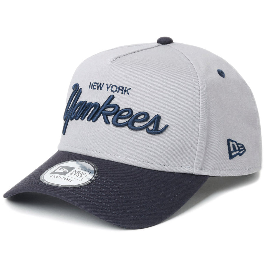 ニューエラ キャップ NEW ERA GOLF 9FORTY A-Frame MLB 2-Tone ニューヨーク ヤンキース グレー/ネイビー 14747299 | ゴルフ 右斜め前