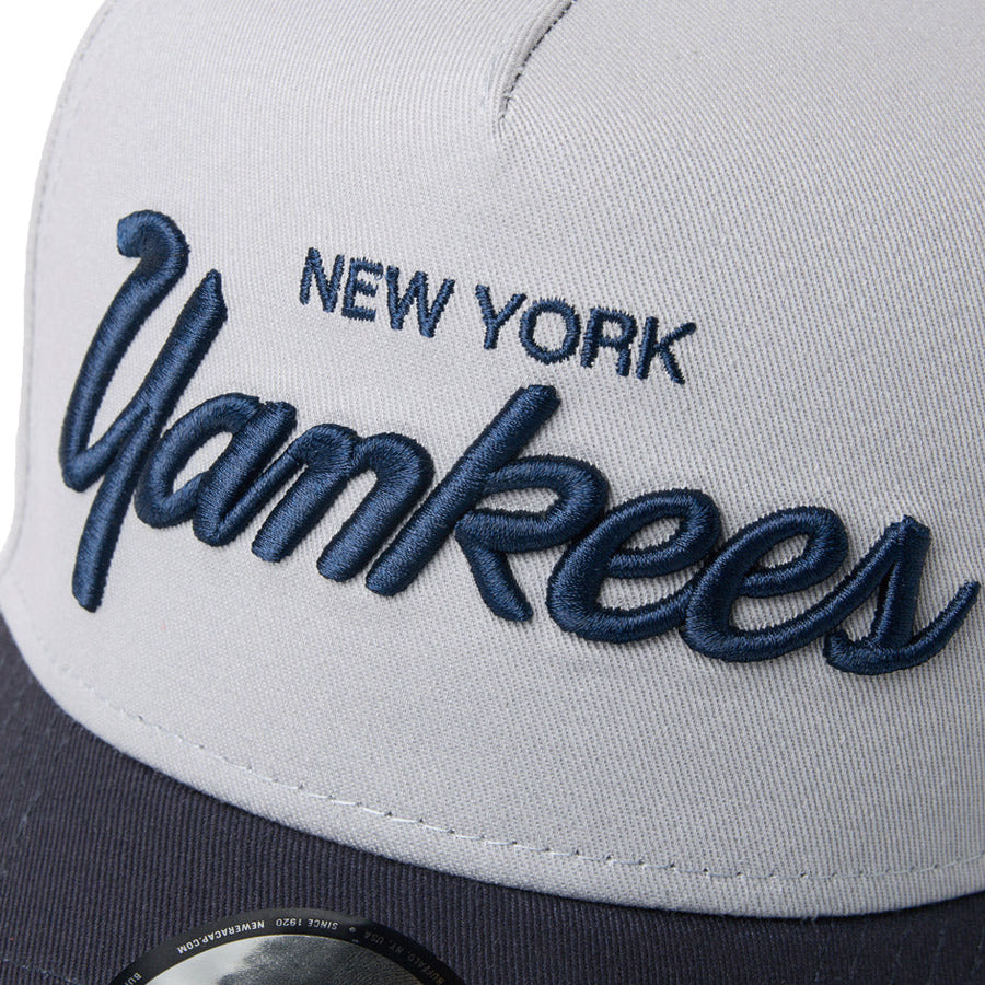 ニューエラ キャップ NEW ERA GOLF 9FORTY A-Frame MLB 2-Tone ニューヨーク ヤンキース グレー/ネイビー 14747299 | ゴルフ フロントロゴ