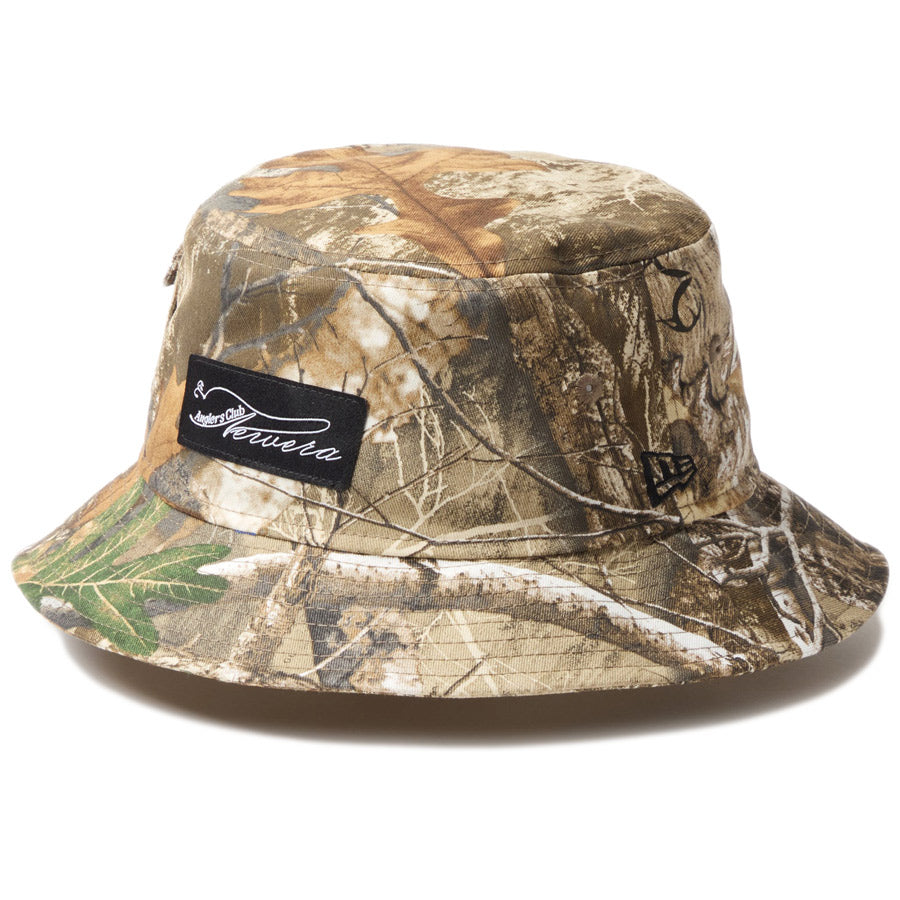 ニューエラ ハット NEW ERA バケット01 ループ Angler's Club FISHING フィッシング リアルツリーカモ 14774324 | アウトドア 右斜め
