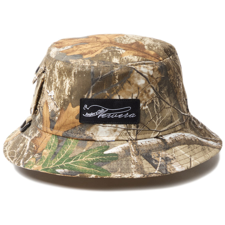 ニューエラ ハット NEW ERA バケット01 ループ Angler's Club FISHING フィッシング リアルツリーカモ 14774324 | アウトドア 正面