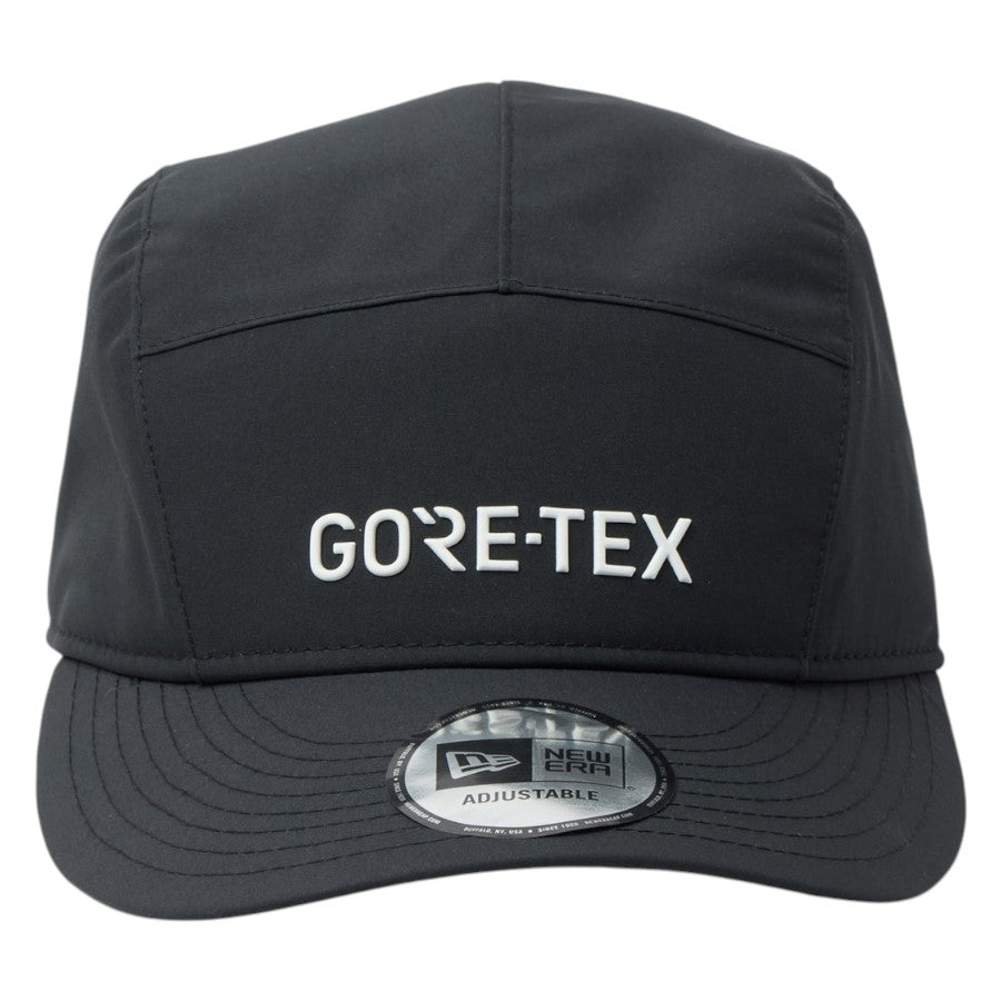 ニューエラ キャップ 帽子 NEW ERA CAP ジェットキャップ GORE-TEX ゴアテックス 2L ブラック 14774298｜アウトドア 正面