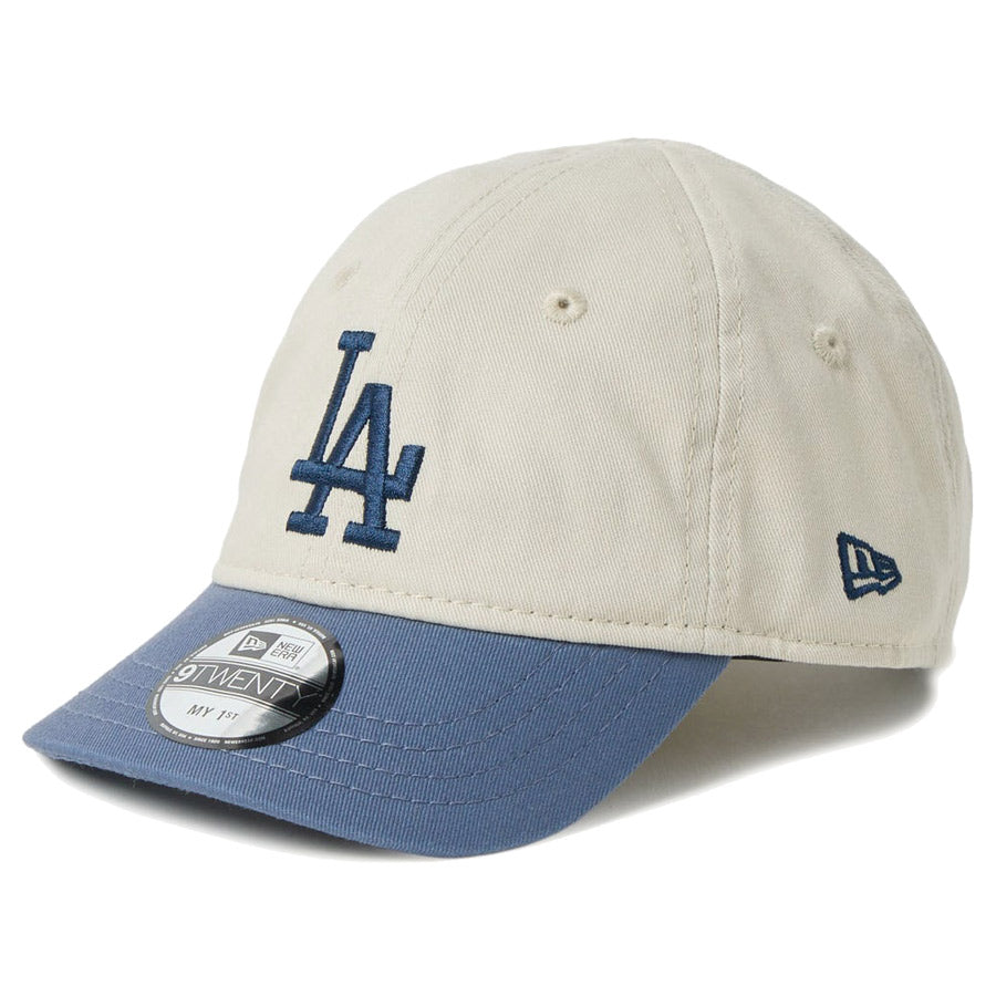 ニューエラ キャップ NEW ERA CAP KIDS キッズ BABY ベビー My 1st 9TWENTY 2-Tone ロサンゼルス ドジャース ストーン/スレート 14747097 右斜め