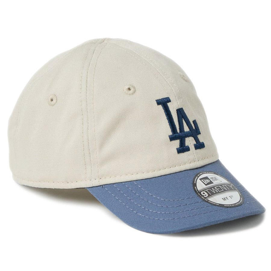 ニューエラ キャップ NEW ERA CAP KIDS キッズ BABY ベビー My 1st 9TWENTY 2-Tone ロサンゼルス ドジャース ストーン/スレート 14747097 左斜め