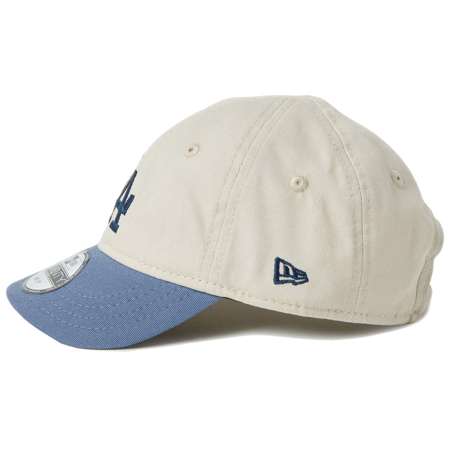 ニューエラ キャップ NEW ERA CAP KIDS キッズ BABY ベビー My 1st 9TWENTY 2-Tone ロサンゼルス ドジャース ストーン/スレート 14747097 左サイド