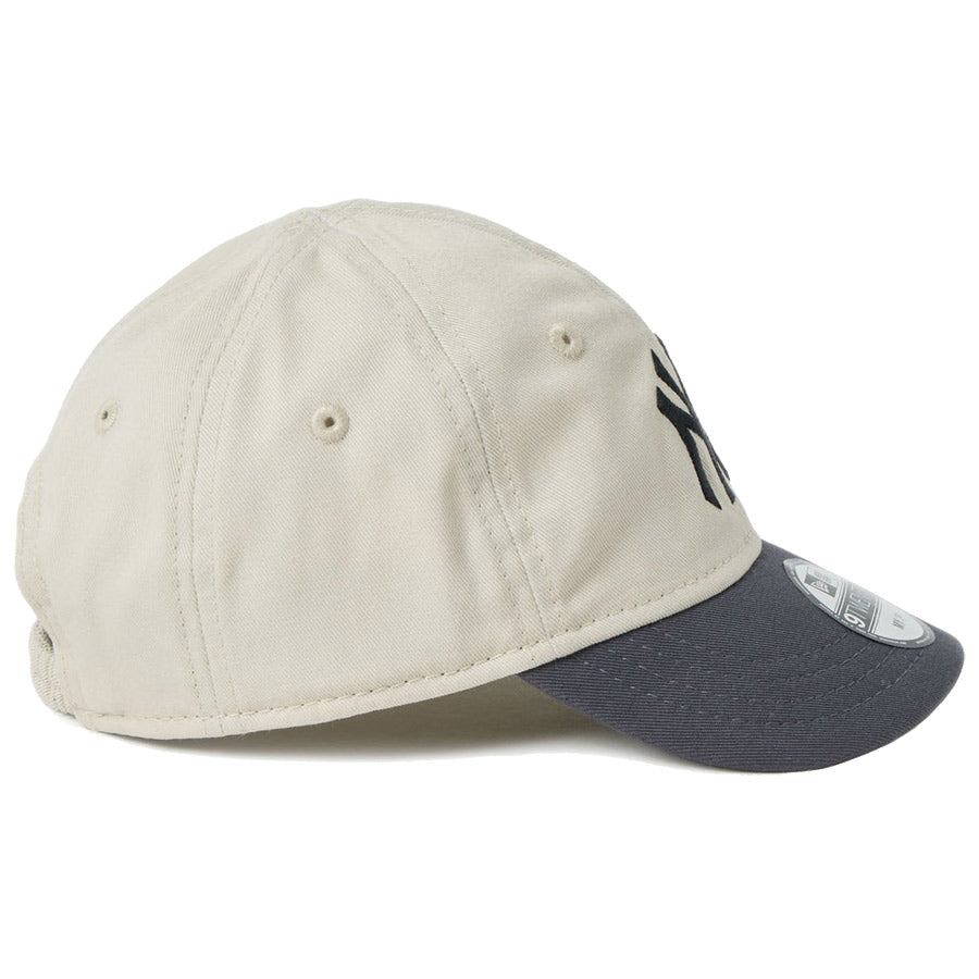 ニューエラ キャップ NEW ERA CAP KIDS BABY My 1st 9TWENTY 2-Tone ニューヨーク ヤンキース ストーン/グラファイト 14747096 右サイド