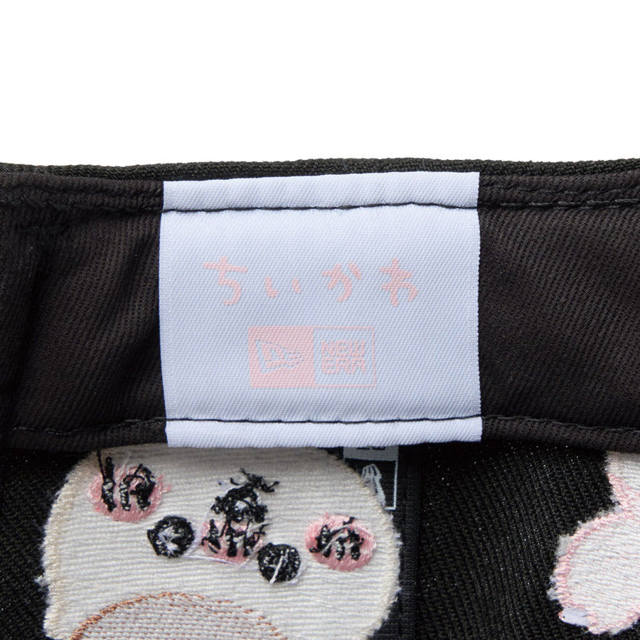 ニューエラ キャップ NEW ERA CAP KIDS 子供 Youth 9FIFTY ちいかわ / キャラALL OVER ブラック 14864474 インナー