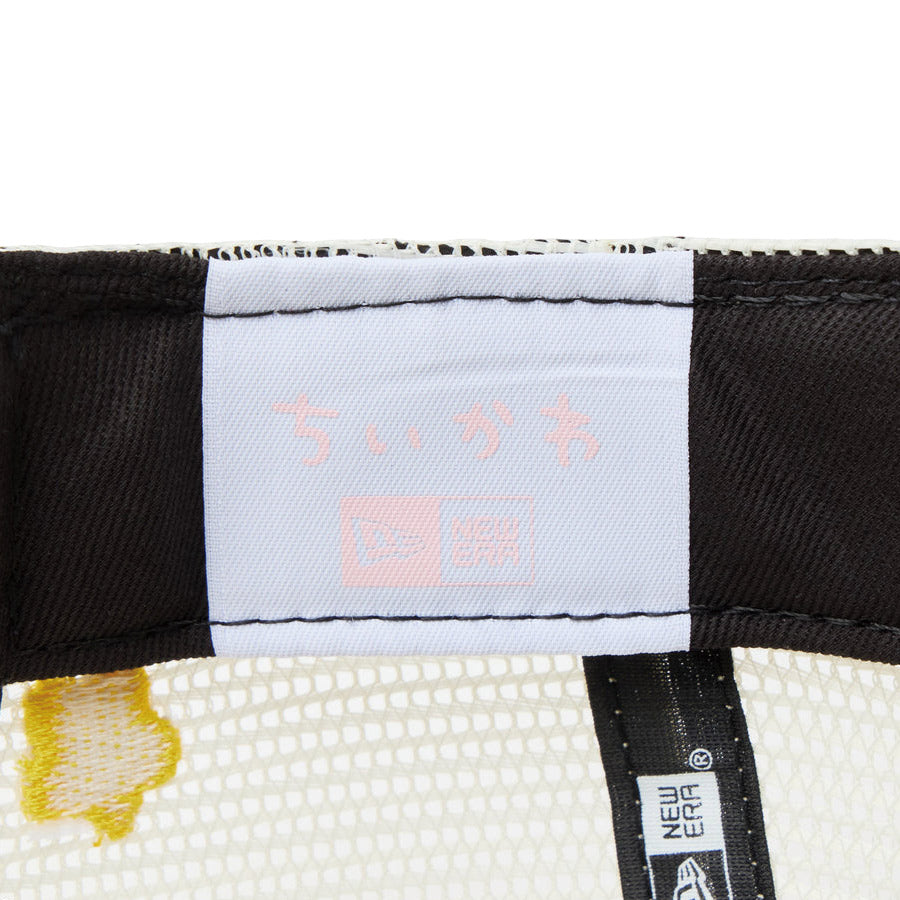 ニューエラ キャップ NEW ERA KIDS 子供Youth 9FORTY A-Frame トラッカー ちいかわ / ちいかわ・ハチワレ・うさぎ ホワイト/ソフトイエロー 14864476 インナー