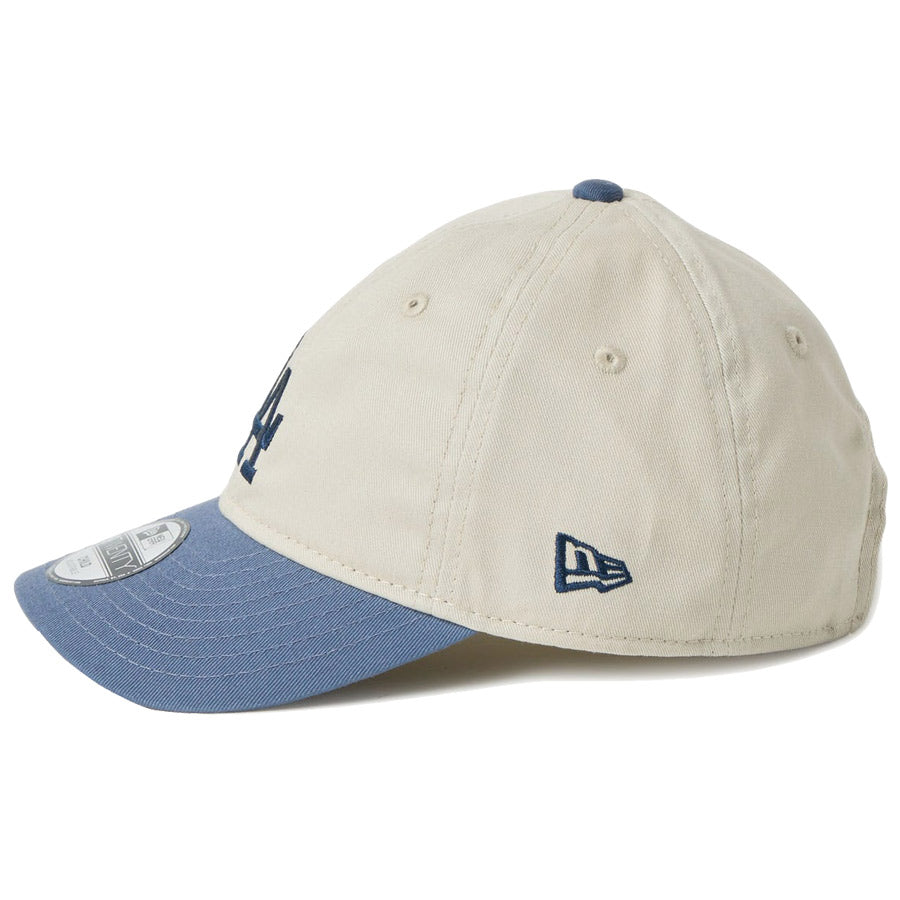 ニューエラ キャップ NEW ERA CAP KIDS キッズ Child 9TWENTY 2-Tone ロサンゼルス ドジャース ストーン/スレート 14747326 左サイド