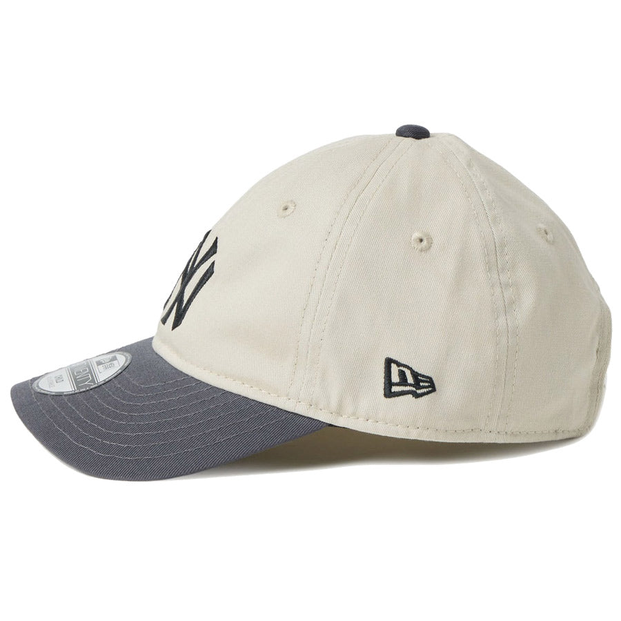 ニューエラ キャップ NEW ERA KIDS キッズ Child 9TWENTY 2-Tone ニューヨーク ヤンキース ストーン/グラファイト 14747323 左サイド