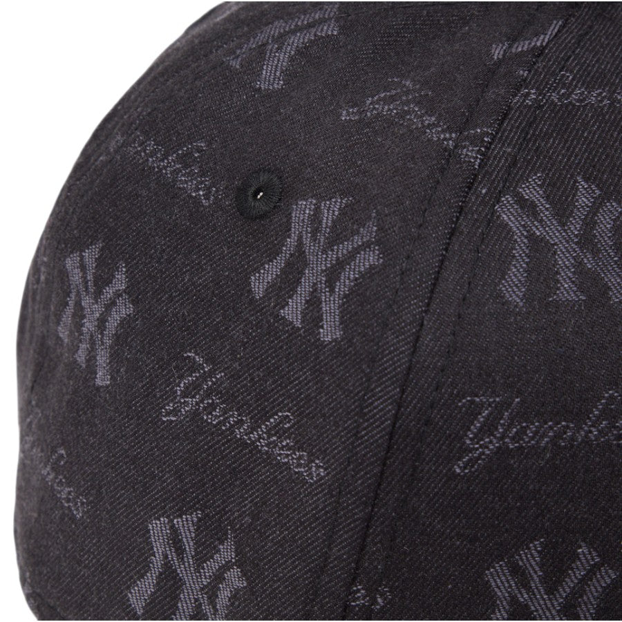 ニューエラ キャップ 帽子 NEW ERA CAP KIDS キッズ Youth 9FIFTY MLB Jacquard ジャカード ニューヨーク ヤンキース ブラック 14746966 生地