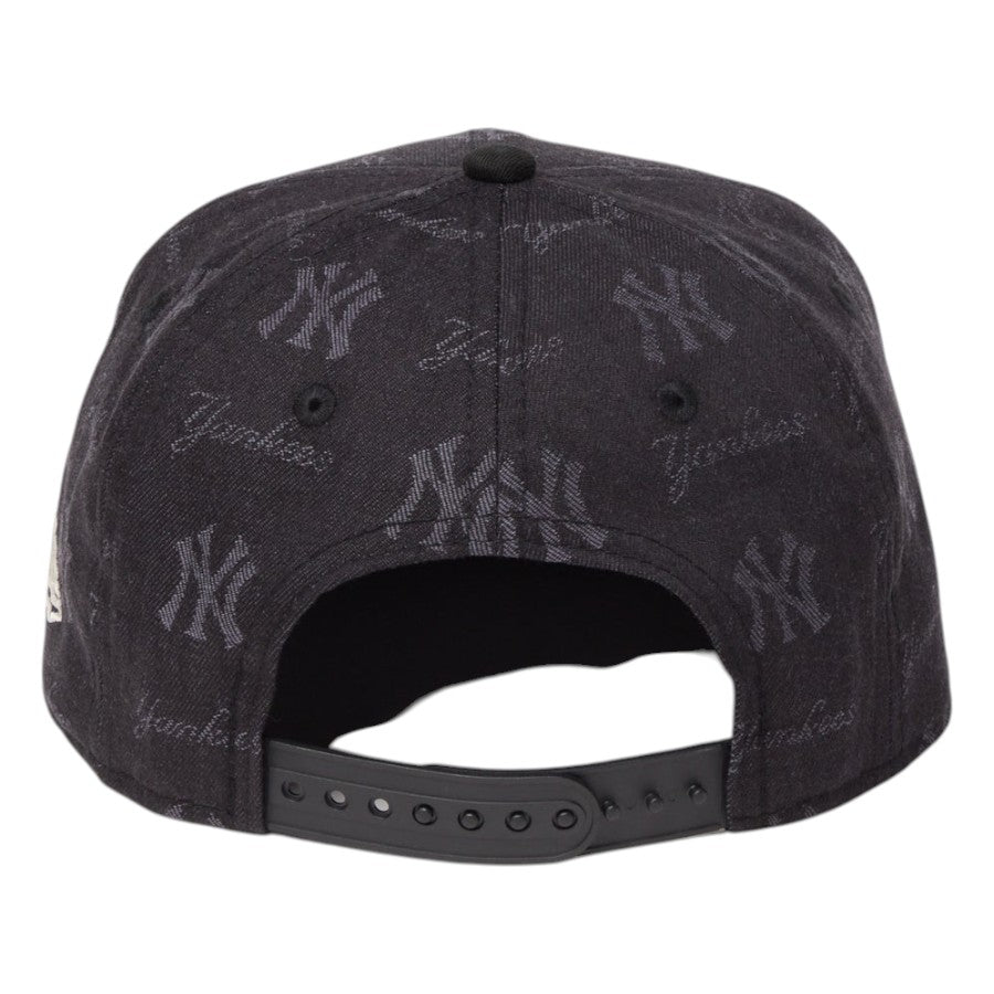 ニューエラ キャップ 帽子 NEW ERA CAP KIDS キッズ Youth 9FIFTY MLB Jacquard ジャカード ニューヨーク ヤンキース ブラック 14746966 背面