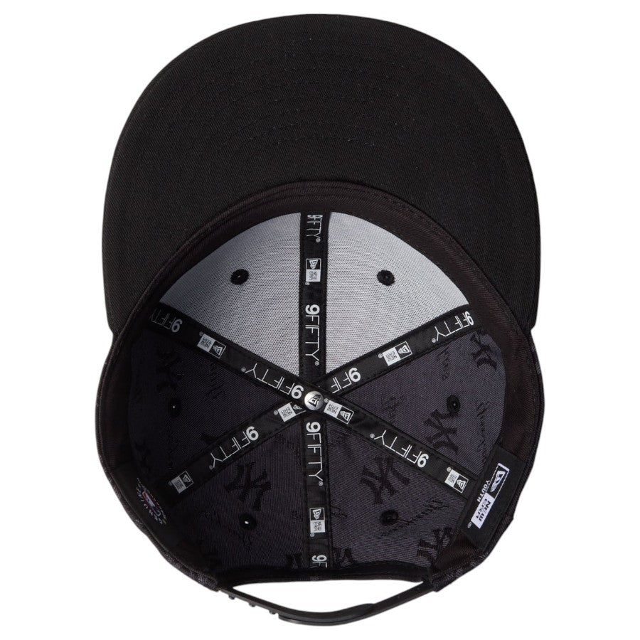 ニューエラ キャップ 帽子 NEW ERA CAP KIDS キッズ Youth 9FIFTY MLB Jacquard ジャカード ニューヨーク ヤンキース ブラック 14746966 アンダーバイザー