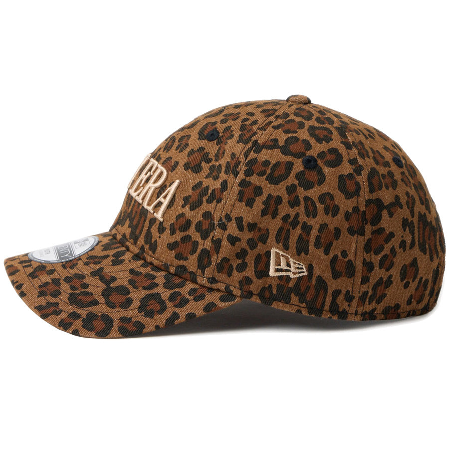 ニューエラ キャップ NEW ERA KIDS キッズ Youth 9TWENTY レオパード Leopard ブラウン ベージュ 14747052 左サイド