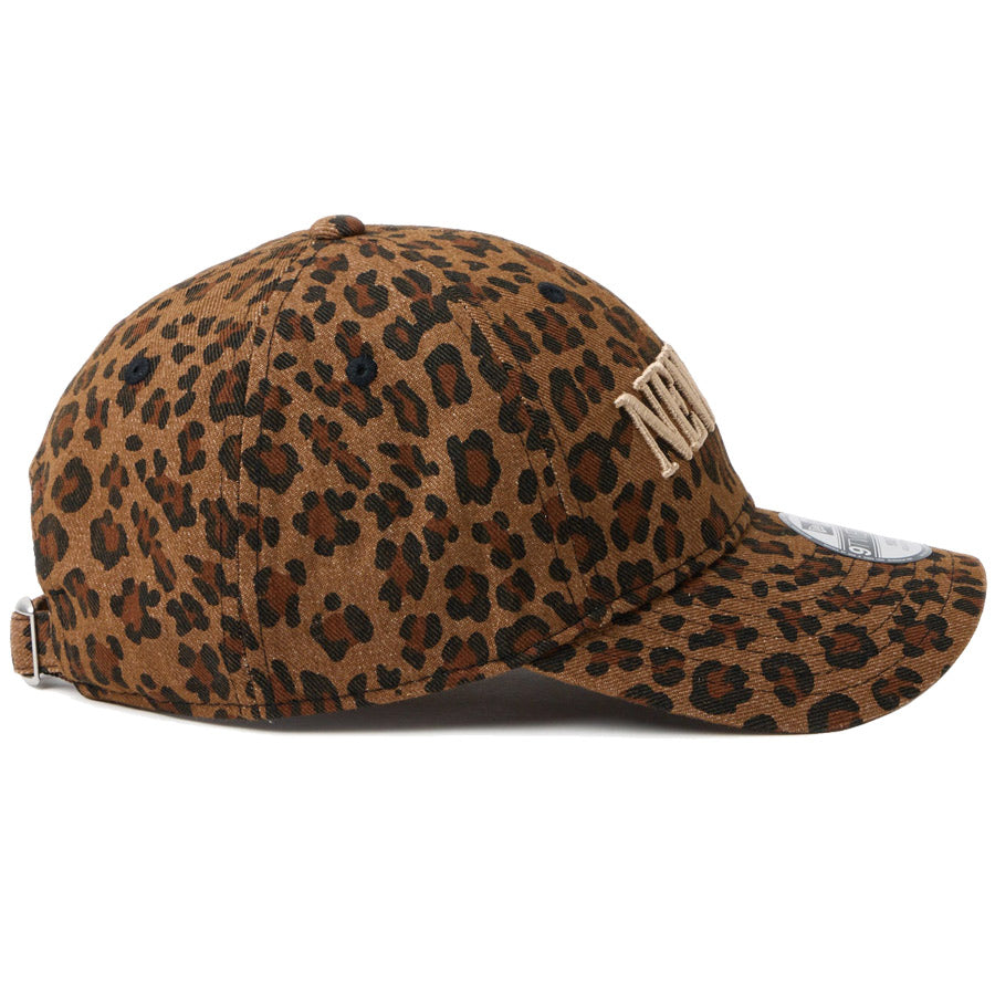 ニューエラ キャップ NEW ERA KIDS キッズ Youth 9TWENTY レオパード Leopard ブラウン ベージュ 14747052 右サイド