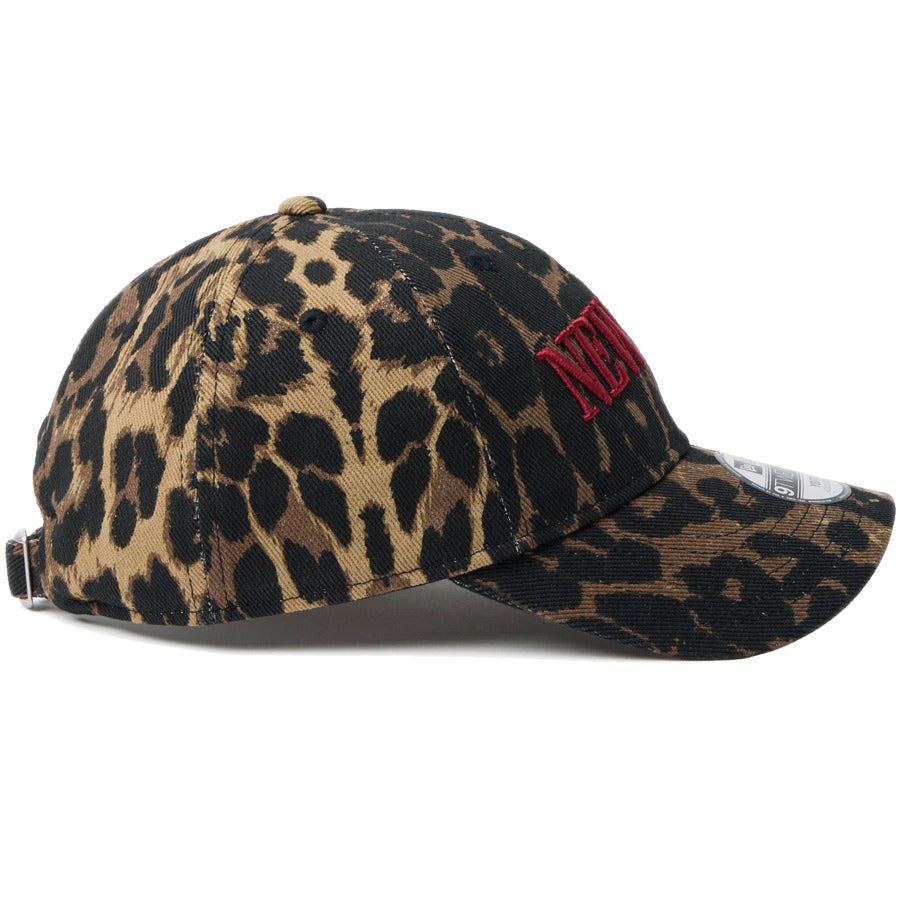 ニューエラ キャップ NEW ERA KIDS キッズ Youth 9TWENTY レオパード Leopard ブラウン レッド 14747053 右サイド