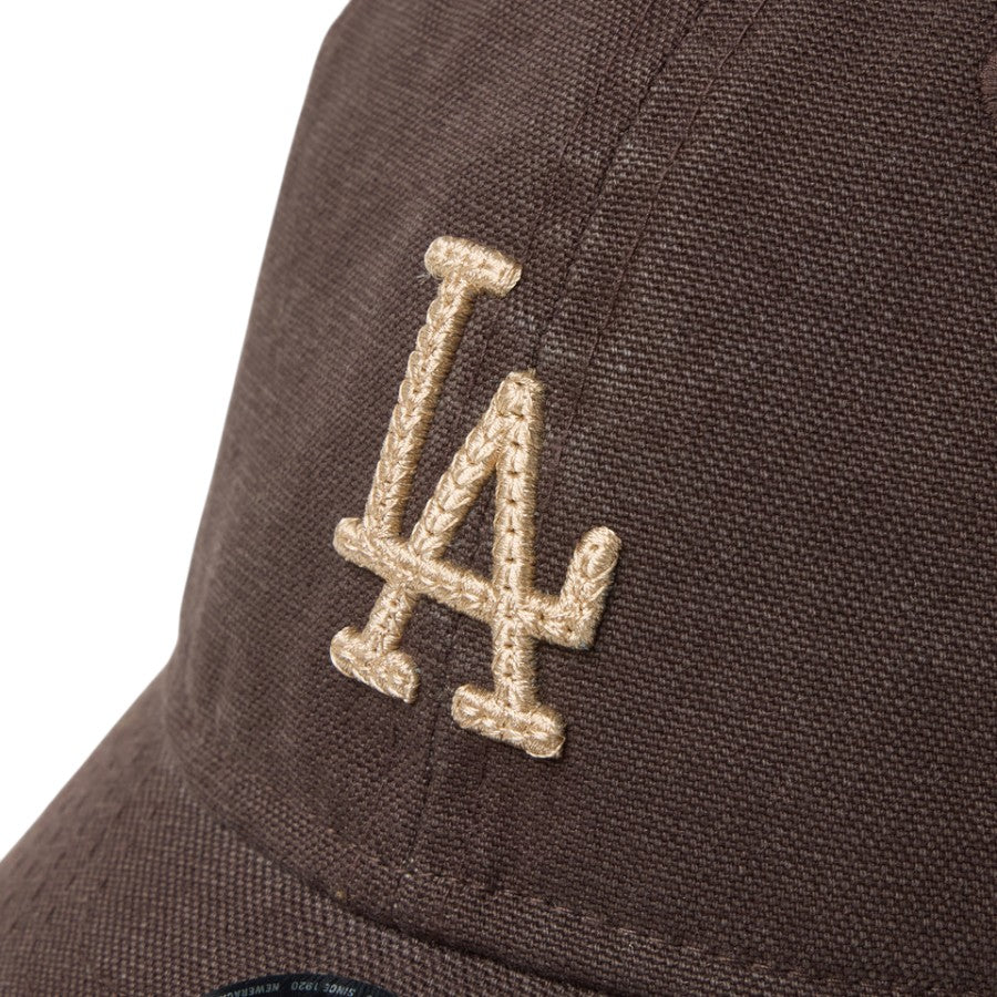 ニューエラ キャップ 帽子 NEW ERA CAP KIDS キッズ Youth 9TWENTY ロサンゼルス ドジャース Cooperstown Washed Duck ブラウンスエード 14747060 フロントロゴ