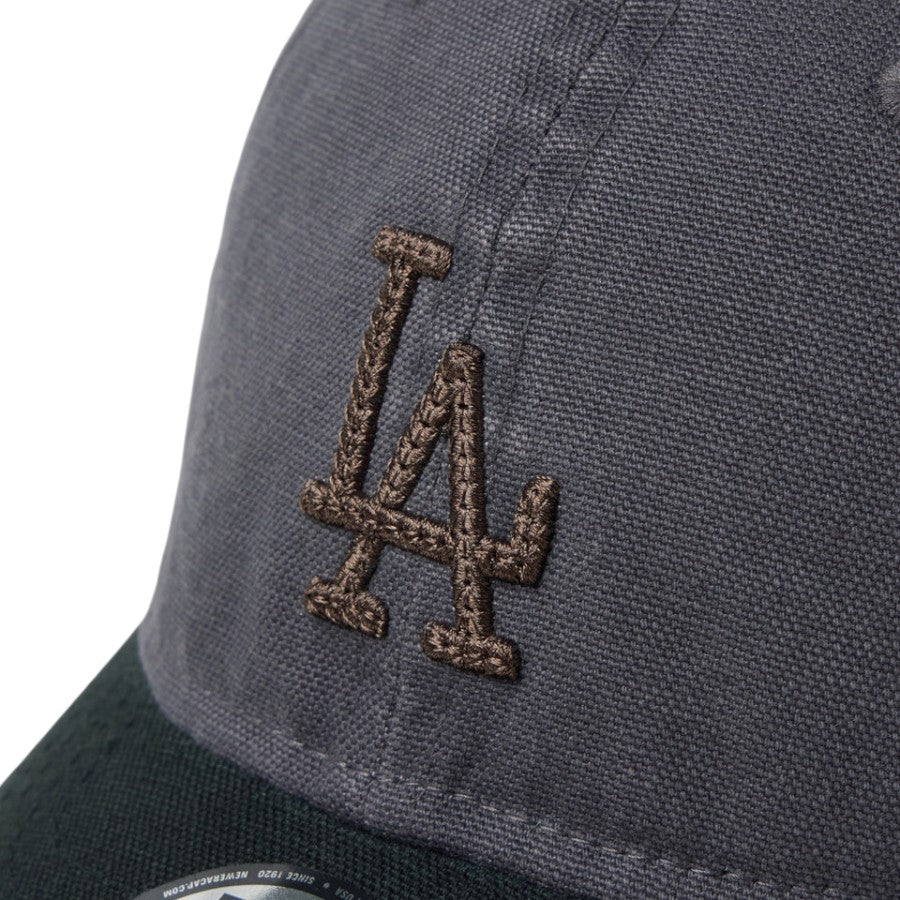 ニューエラ キャップ 帽子 NEW ERA CAP KIDS キッズ Youth 9TWENTY ロサンゼルス ドジャース Cooperstown Washed Duck グラファイト ブラック 14747059 フロントロゴ