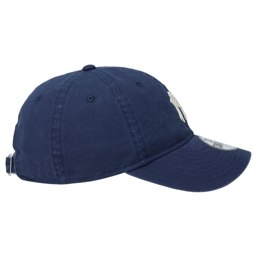 ニューエラ キャップ 帽子 NEW ERA CAP KIDS キッズ Youth 9TWENTY ニューヨーク ヤンキース Cooperstown Washed Duck オーシャンサイドブルー 14747039 右サイド