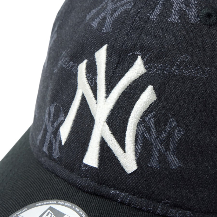 ニューエラ キャップ NEW ERA KIDS キッズ Youth 子供 9TWENTY MLB Jacquard ジャカード ニューヨーク ヤンキース ブラック 14747044 フロントロゴ