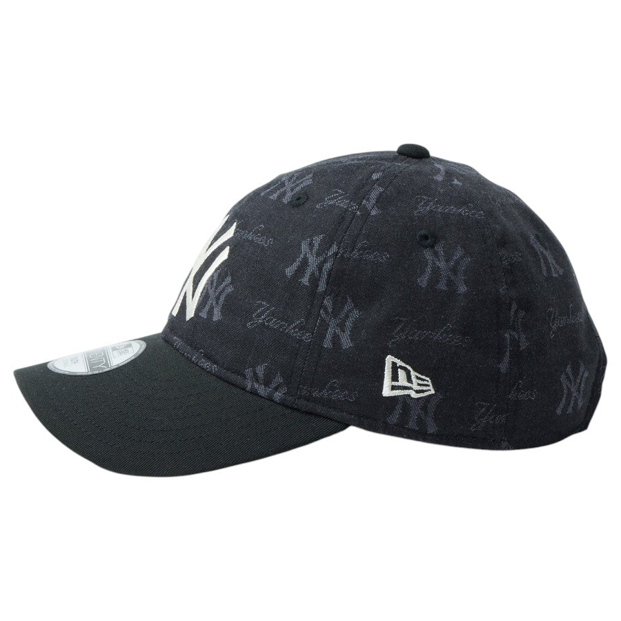 ニューエラ キャップ NEW ERA KIDS キッズ Youth 子供 9TWENTY MLB Jacquard ジャカード ニューヨーク ヤンキース ブラック 14747044 左サイド